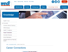Tablet Screenshot of careers.wedi.org